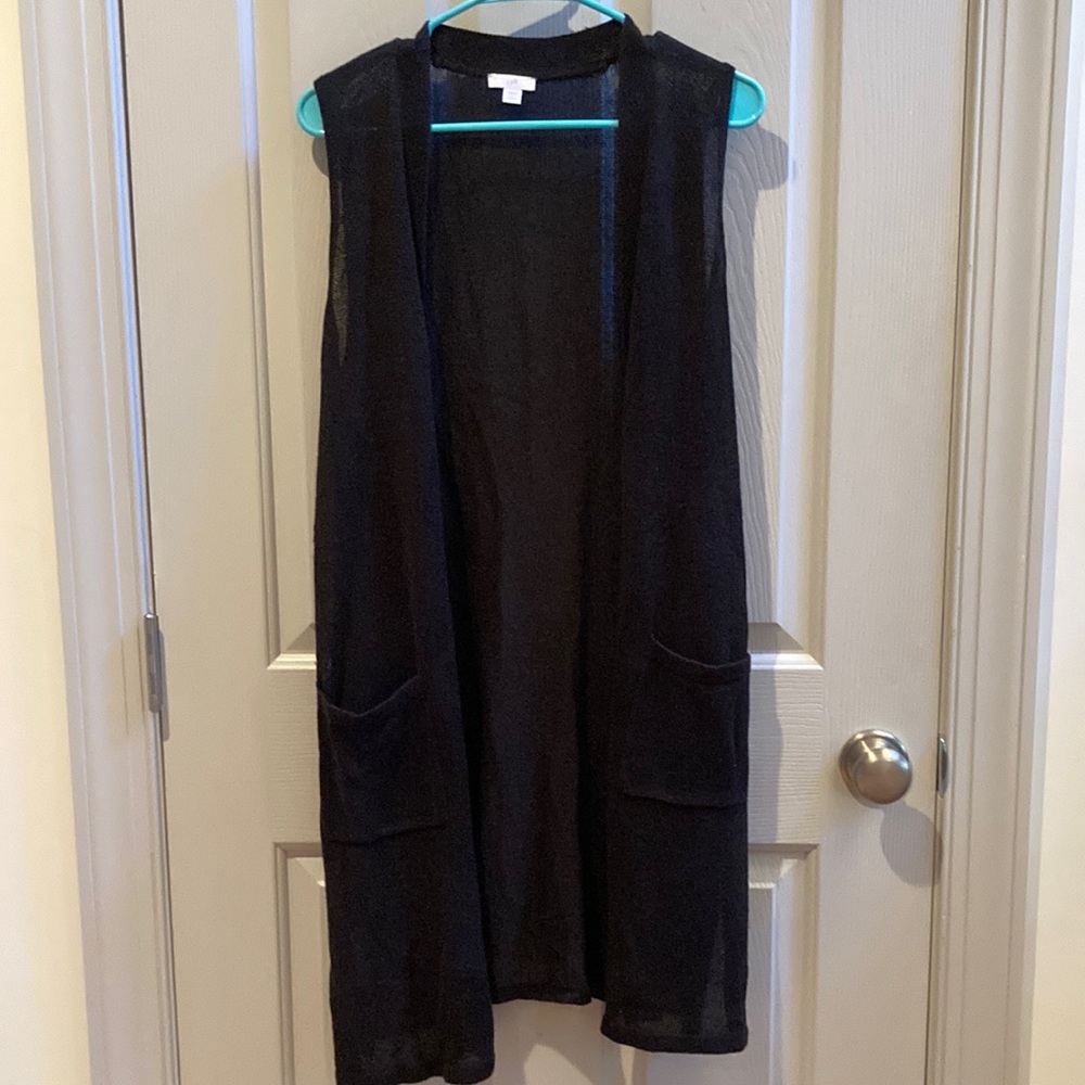 EUC J.Jill black vest